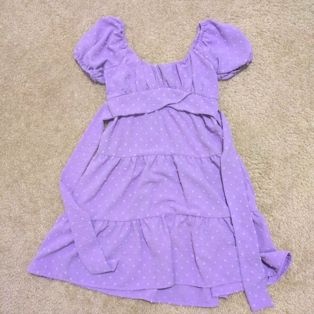 Altar'd State Purple Sundress - Picture 1 of 4